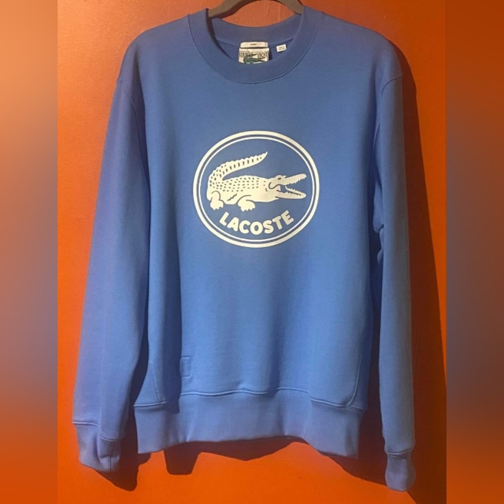 Lacoste Baby Blue Crewneck Sweatshirt